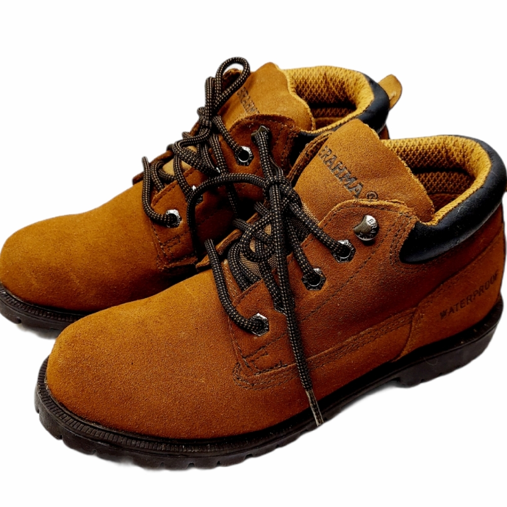 Brahma Raven Oil Resistant Waterproof Brown Ankle SZ 7.5 Hiking Work Boot NWOB